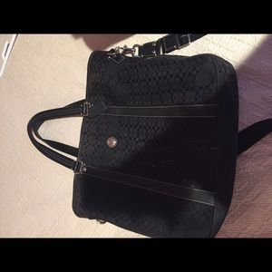 Coach black book bag